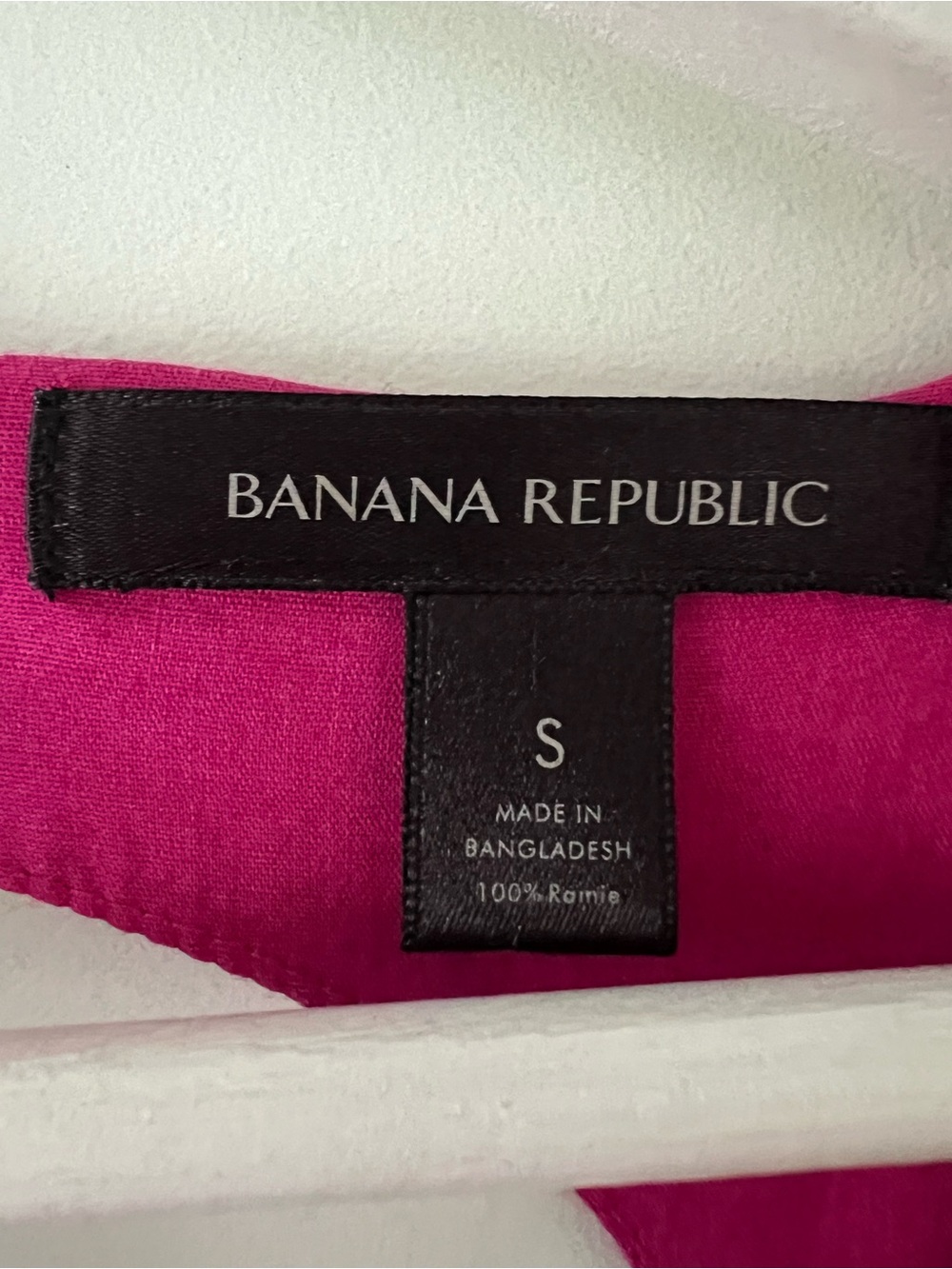 Banana Republic Ramie Open-Back Dress Dark Magneta Size Small - Picture 11 of 12